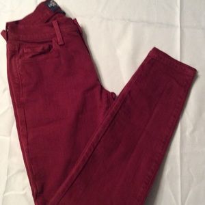 Red Denim Lucky Brand Jeans